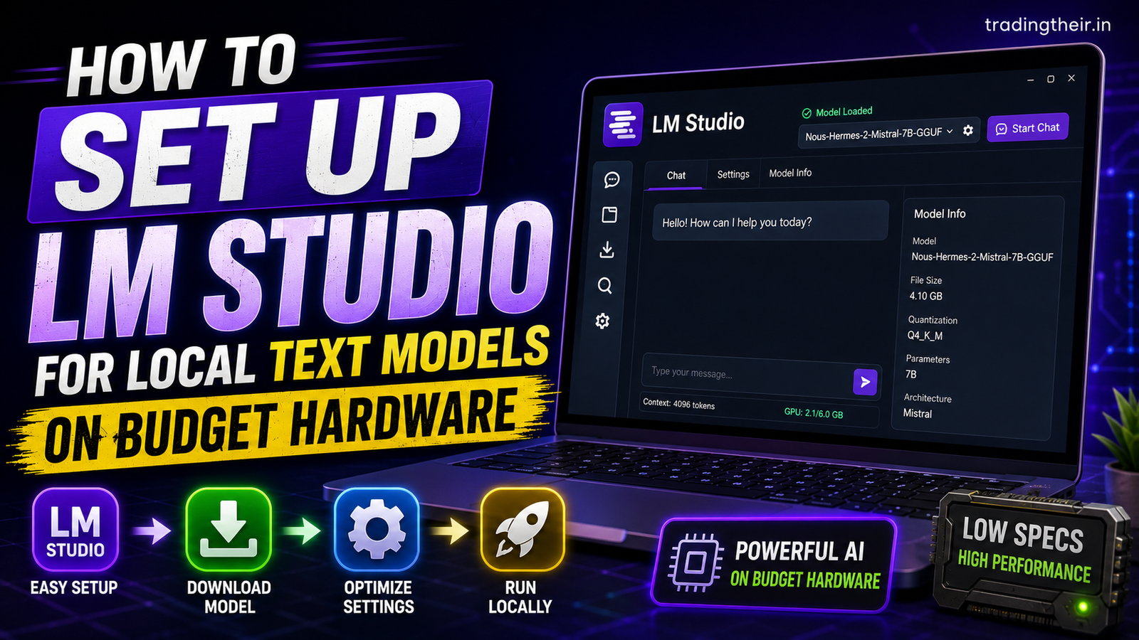 set up LM Studio