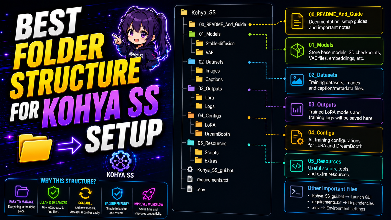 Best Folder Structure for Kohya SS Setup