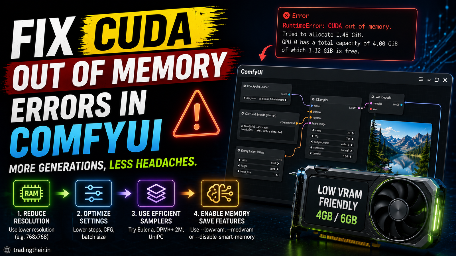 Fix CUDA Out of Memory Errors