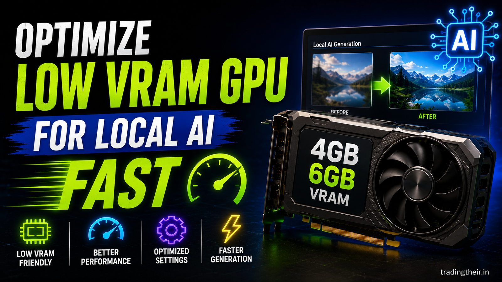 optimize low VRAM GPU